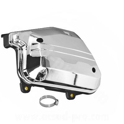 BOITIER FILTRE A AIR COMPLET ADAPT. MBK 50 BOOSTER 1990-2003 / STUNT 1990-2003 / YAMAHA 50 BWS 1990-2003 CHROME (OEM : 3AA-E4400-00)