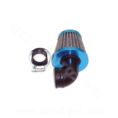 FILTRO AIRE ACODADO D 28 & 35 AZUL