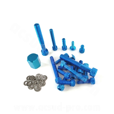 KIT VIS DECO ADAPT. MBK 50 BOOSTER 1999-2003 / YAMAHA 50 BWS 1999-2003 BLEU