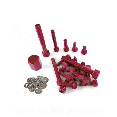 KIT VIS DECO ADAPT. MBK 50 BOOSTER 1999-2003 / YAMAHA 50 BWS 1999-2003 ROUGE