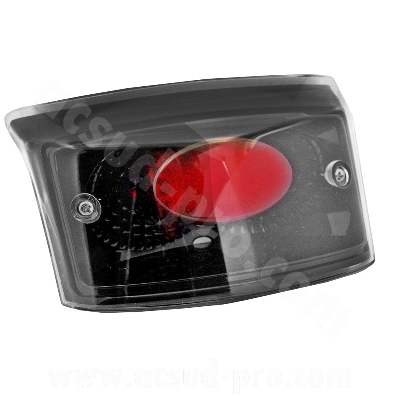 FEU ARRIERE SCOOT COMPLET ADAPT. MBK BOOSTER (à partir de) 2004 / YAMAHA BWS (à partir de) 2004 TYPE LEXUS FOND NOIR *